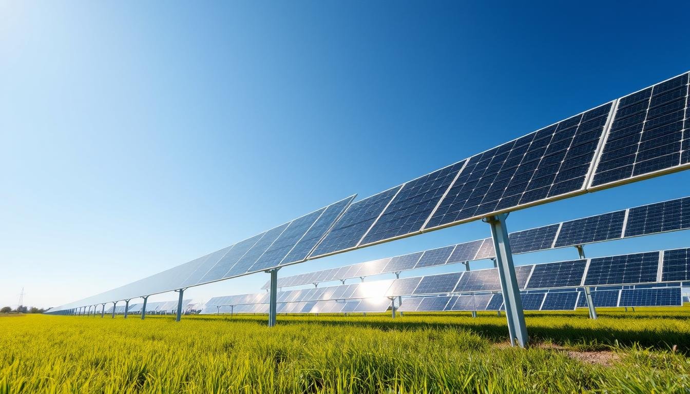 panneau solaire au sol