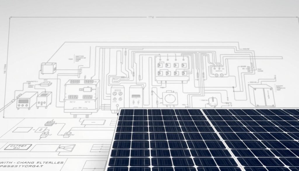schéma électrique solaire