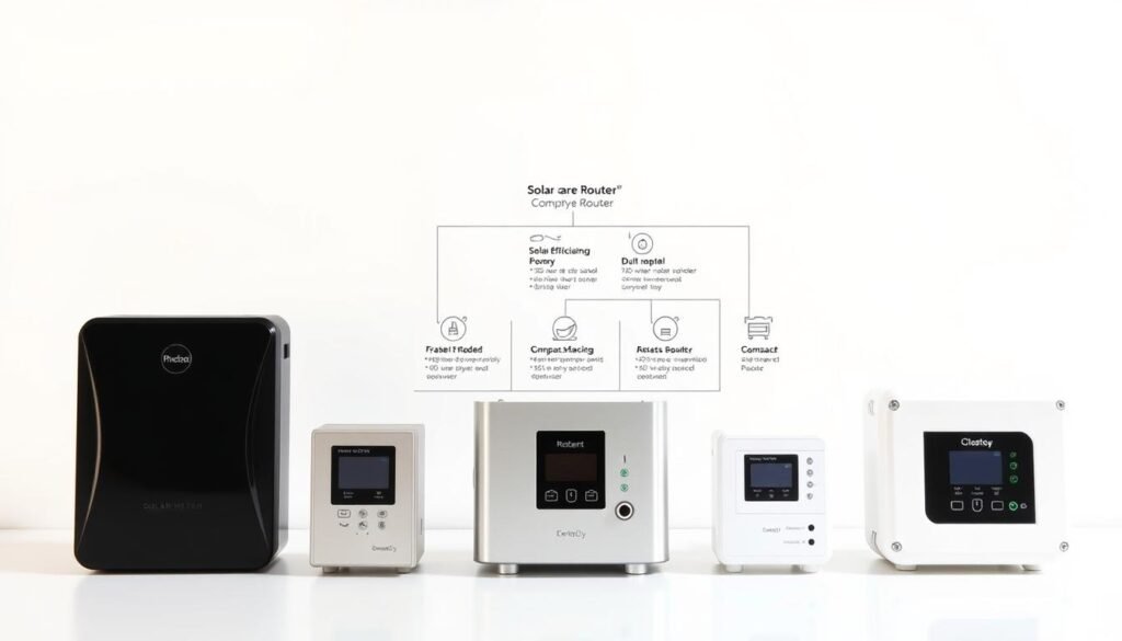 Comparaison routeurs solaires pour chauffe-eau