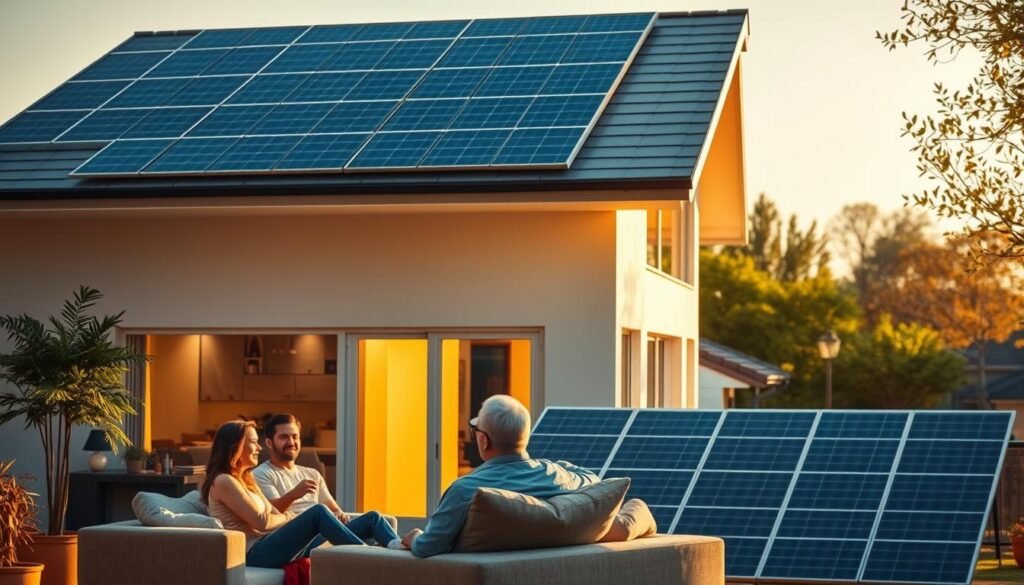Économies d'énergie avec installation solaire
