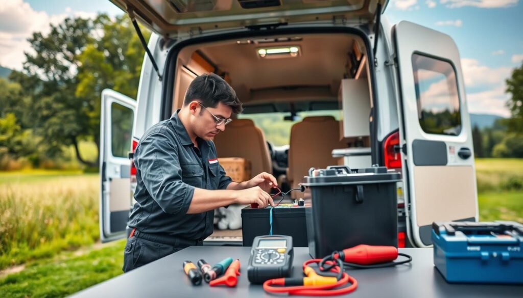 Entretien batterie camping-car