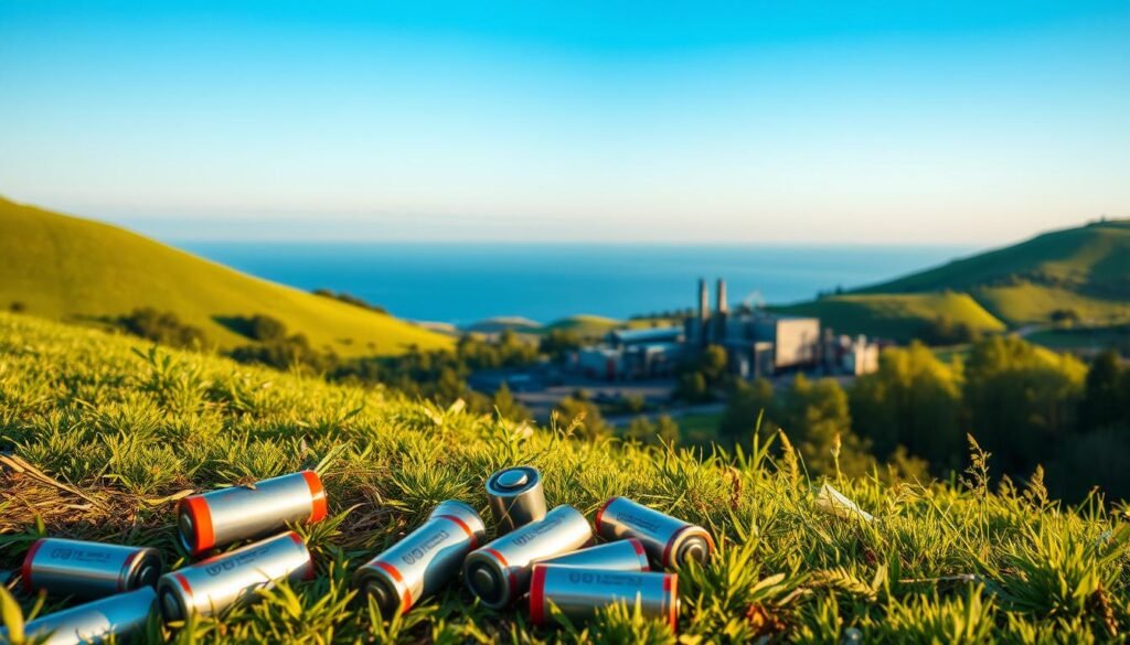 Recyclage batteries lithium environnement