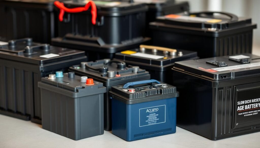 Types de batteries décharge lente pour camping-car