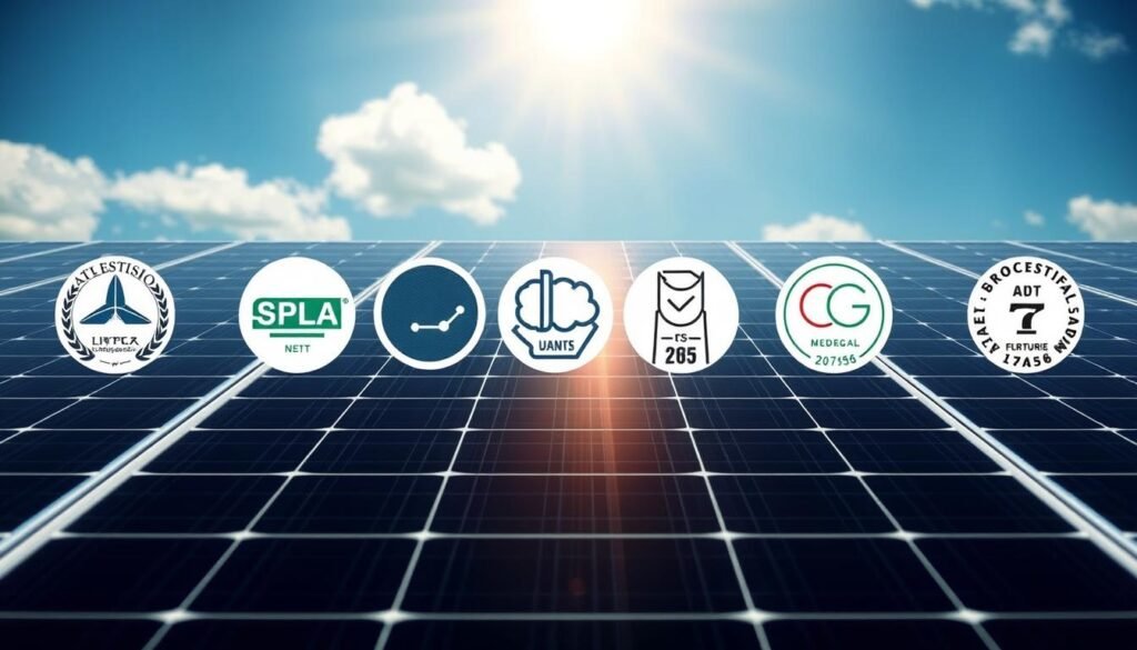 Certifications panneaux solaires
