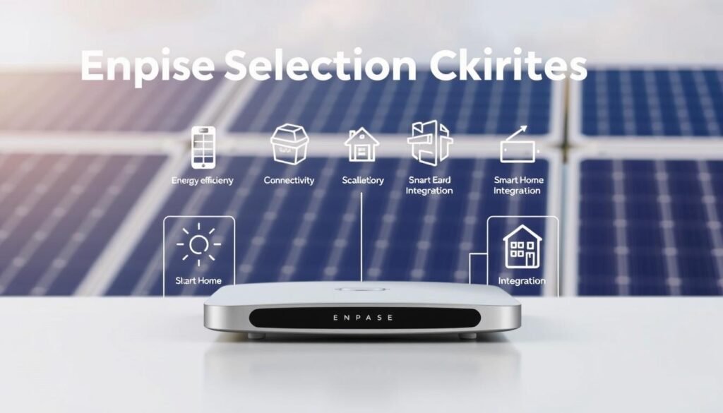 Critères de sélection routeur solaire Enphase