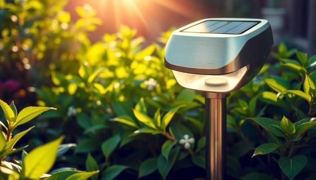 Entretien borne solaire jardin