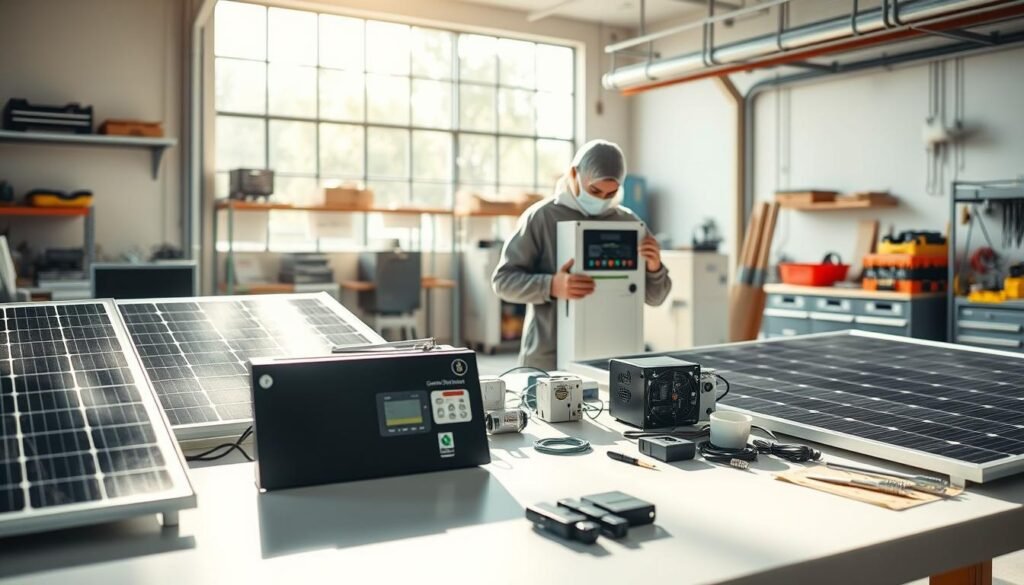 Équipement solaire professionnel