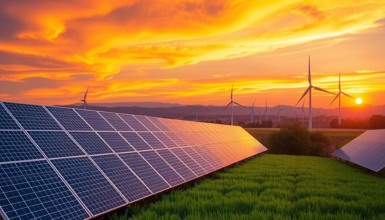 énergie éolienne et énergie solaire