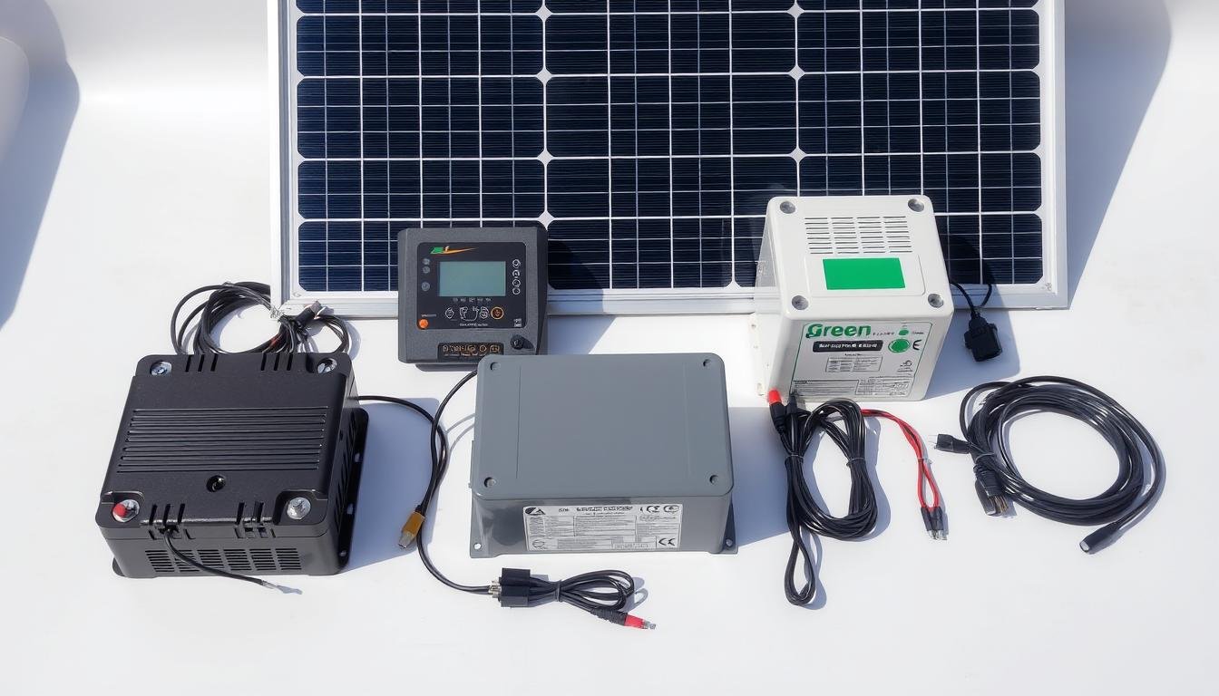 Panneau Solaire Plug and Play : Énergie Verte Facile 4 composants kit solaire