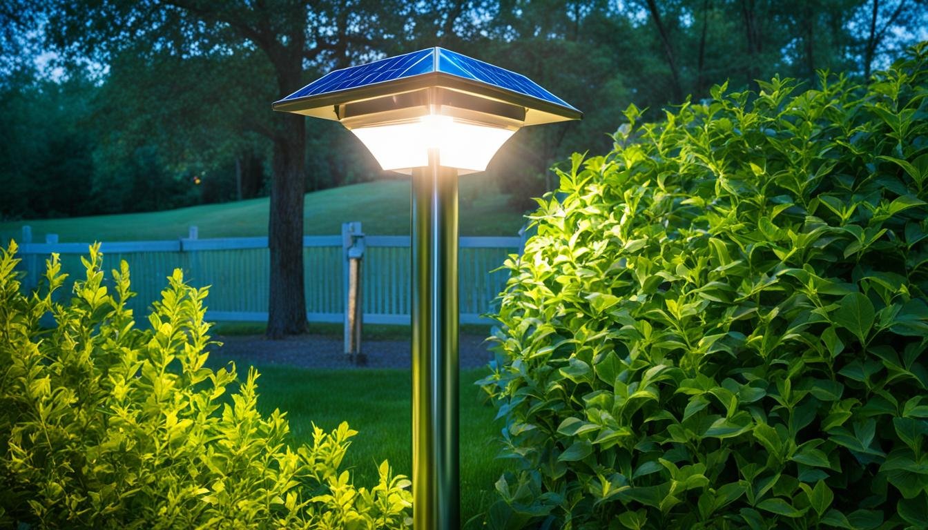 lampe solaire pour cloture