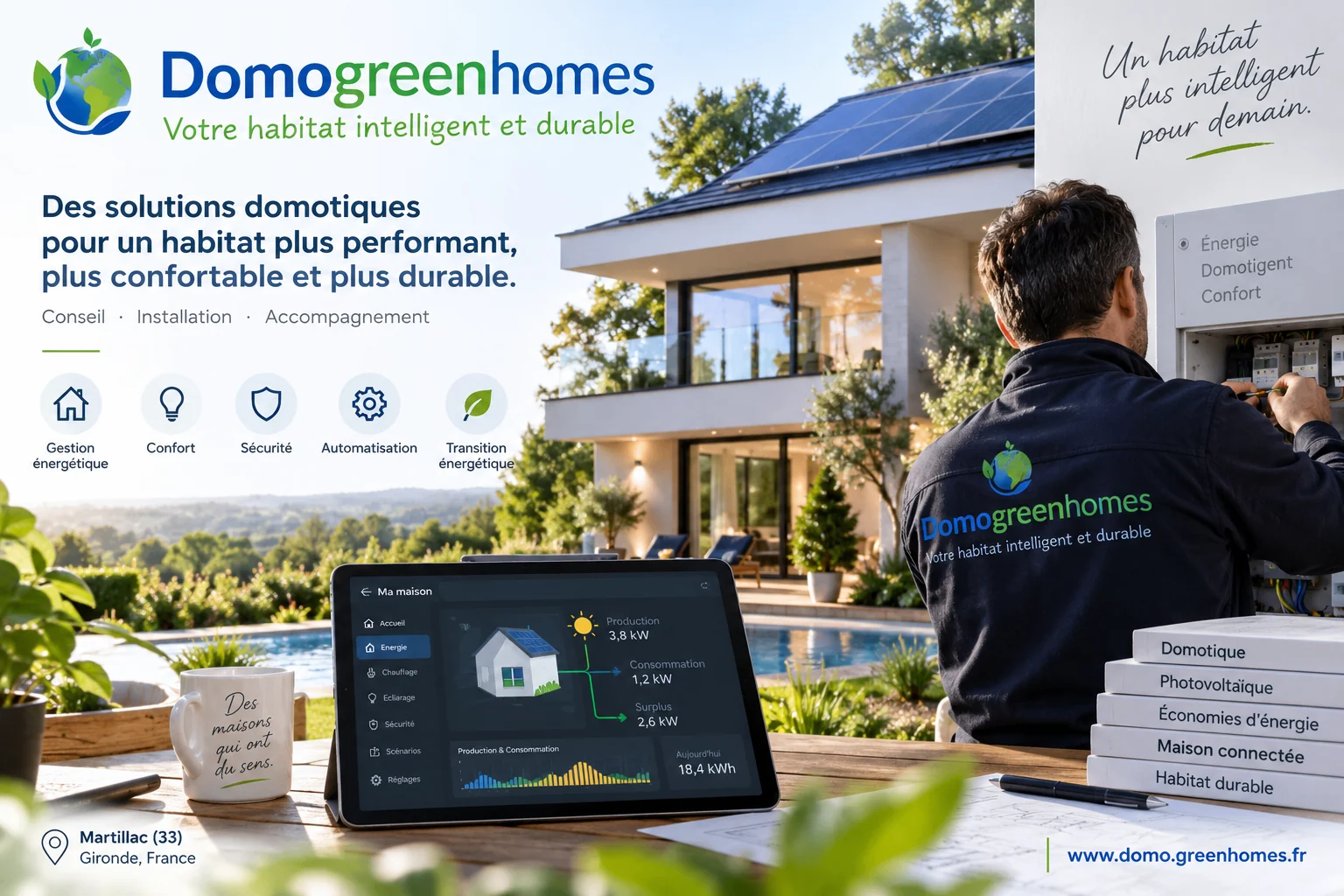 Advanced Green Services, optimisation énergétique à Martillac en Gironde