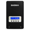 Routeur solaire EKOSIA SmartSun de face, écran rétroéclairé affichant les kWh récupérés sur 28 jours